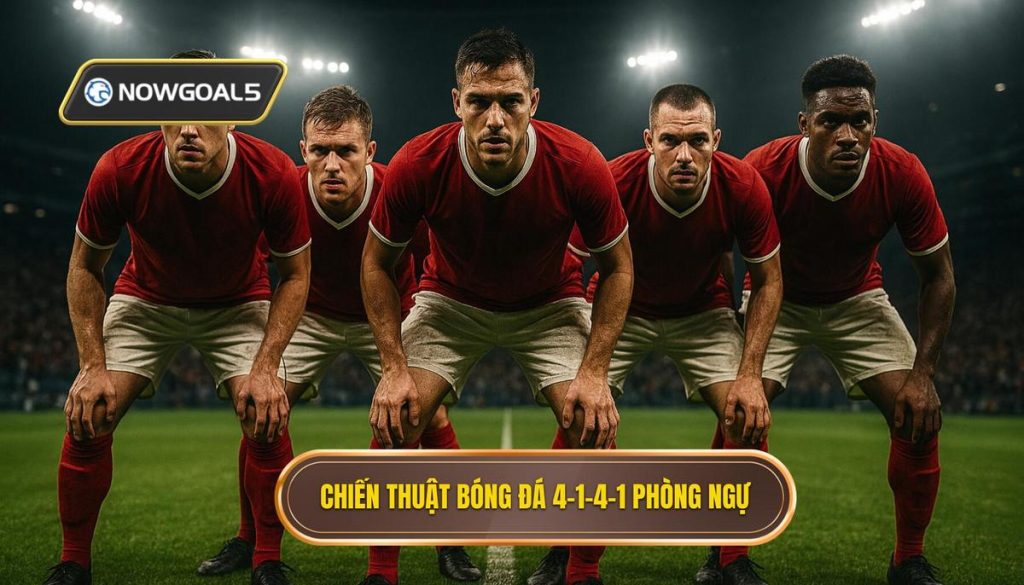Chiến thuật bóng đá 4-1-4-1 phòng ngự