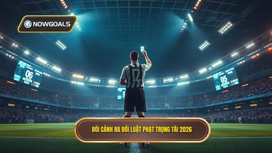 1. Bối cảnh ra đời Luật phạt trọng tài 2026