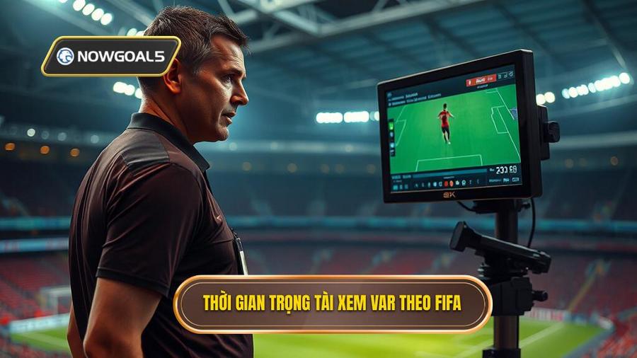 1. Thời gian trọng tài xem VAR theo FIFA