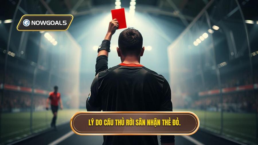 2. Lý do cầu thủ rời sân nhận thẻ đỏ.
