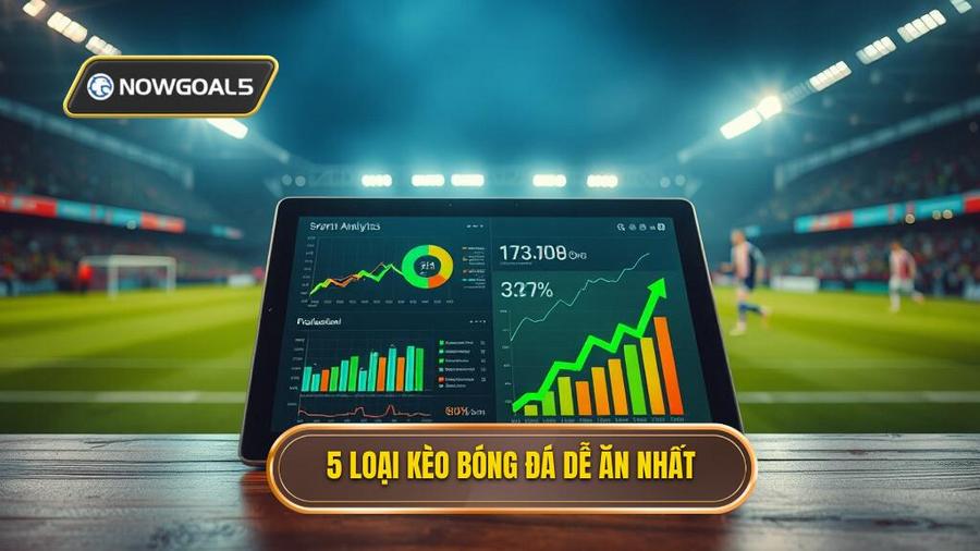 Top 5 loại kèo bóng đá dễ ăn nhất hiện nay dành cho người mới