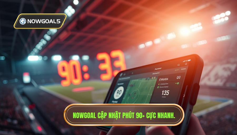 Tại sao Nowgoal cập nhật phút 90+ cực gắt lại là "vũ khí" của dân chơi bóng đá?