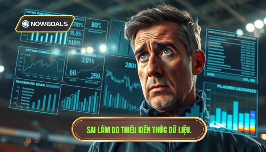 Thiếu kiến thức về phân tích dữ liệu trận đấu