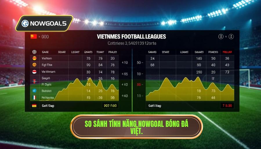 Bảng so sánh tính năng của Nowgoal giải đấu Việt Nam Bảng so sánh tính năng của Nowgoal giải đấu Việt Nam